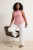Trendyol Curve Dames Roze Effen Mouwloos Getailleerd Grote maten Blouses