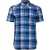 French Connection Checked & Stripe Pocket Ss Blue Stone