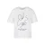 Dames-T-shirt Miss Tee Drink Coffee Be Awesome