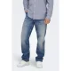 ONLY & SONS ONSEDGE straight leg jeans dark medium blue denim