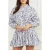 GUESS Marciano By  Abbie Shirt Dress Substance Blue Print