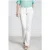 River Woods 5-pckt Wide Leg + Lace Details White