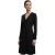 Boss Dariva midi-jurk voor dames (Zwart)