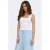 ONLY katoenen top met 3d applicatie – wit