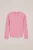 WE Fashion – Meisjes T-shirt van ribstof – Regular fit – Lichtroze – Katoen –