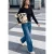 Shopper van imitatiebont met koeienprint