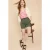 White Stuff Mollie Combat Shorts Mid Green