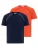 Moxx Paris Shirt  blauw / navy / oranje / rood