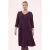 YOEK Plus Size jurk – paars