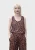 Lola Casademunt Top  bruin / lila / mauve / zwart
