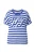Ulla Popken Shirt  donkerblauw / wit