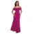 Damesjurk Goddiva Chiffon Bardot Cowl