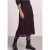 Midi-rok van mesh in effen kleur