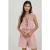 Textured Short Leg Jumpsuit met Ronde Hals