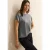 T-shirt met rimpels