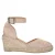 Manfield suède espadrilles beige
