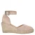 Manfield suède espadrilles beige
