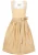 STOCKERPOINT Dirndl ‘Daniela’  lichtgeel / wit