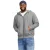 Jack And Jones Heren Big & Tall Full Zip Hoodie (Grijze Melange)