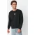 TRENDYOL MAN Heren Zwart Effen Lang Oversized Sweatshirts