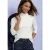 Effen shirt met lange mouwen en col