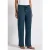 Street One Dames Broek met rechte pijpen in keperstof in Turkoois