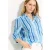 Cecil Dames Gestreepte shirtblouse in Blauw