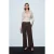 Dames Hoge Taille Wijde Pijpen Faux Leren Broek