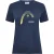 Head Dames-T-shirt met grafische print van Club Lara (Marine)