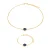 Halskette en armband van Lapis lazuli voor vrouwen Sloya Hexalia