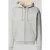 REVIEW Regular fit sweatjack van katoenmix met voering van teddybont