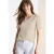 Cecil Dames Basic katoenen shirt in Beige