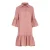 Blush Roze Tencel Overhemd Jurk