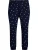 Zizzi Pyjamabroek ‘MHanny’  navy / geel / rosé
