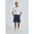 William de Faye Linnen shorts blauw