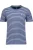 RAGMAN T-Shirt ronde hals blauw, Gestreept