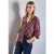 Street One Dames Bedrukte blouse in Rood