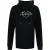 Love Moschino Zwarte Hoodie Met Zilverkleurig Hartlogo