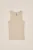WE Fashion – Meisjes singlet van ribstof – Slim Fit – Beige – Katoen –