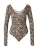ABOUT YOU Shirt body ‘Drew’  ecru / brokaat / zwart