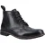 Hush Puppies Joshua Leer Heren Zwart Laarzen