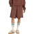 Adidas Essentials Linear Shorts Oversized Korte Broeken Dames – Bruin –