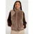 Cache Cache imitatiebont bodywarmer – taupe