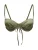 Calvin Klein Swimwear Bikinitop  olijfgroen