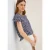 Cecil Dames Gedessineerde blouse in Blauw