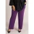 Colletta straight leg broek Plus Size – paars