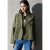 Street One Studio Dames Korte trenchcoat in Groen