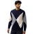 Trui State of Art donkerblauw ronde hals