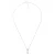 Orphelia ‘Lea’ Dames 925 Sterling Zilveren Ketting met Hanger – Zilver/Roze ZH-7284