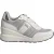 Mabel Dames Sneakers van Leer en Mesh met Glimmende Ketting 43S4MBFSBD
